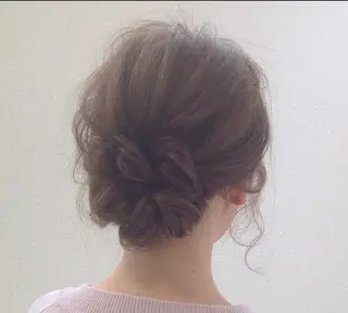 ヘアアレンジ 🦋ミルクティーベー ジュ🦋mayukiのヘアスタイル