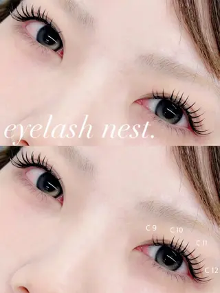 マツエク・マツパ intime内nest.所属・🤍nest. エリ🤍のマツエク・マツパデザイン