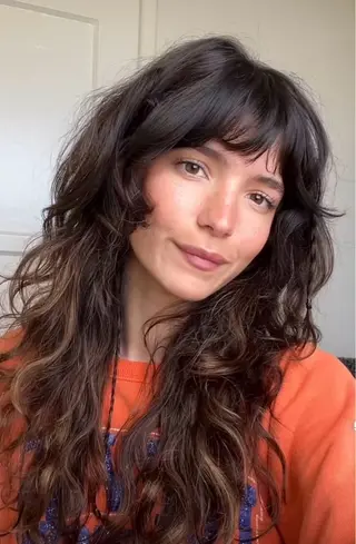 セミロング パーマ YOKO/パーマ レイヤーカットのヘアスタイル
