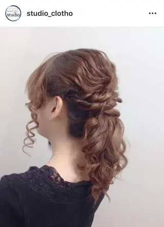 ヘアアレンジ 京都.祇園セットサロン:スタジオ ヒロ【Studio hiro】所属・ヒロ(hiro) •スタジオヒロのヘアスタイル