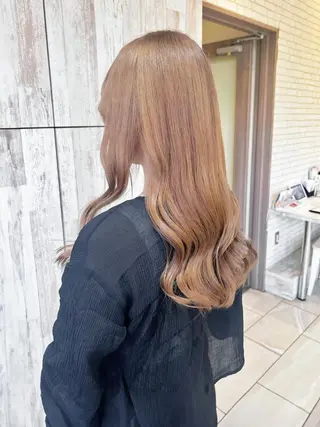 カラー ロング 尾森紳哉💎透明感/ デザインカラーのヘアスタイル