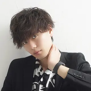 ショート パーマ メンズ メンズサロン【owl 心斎橋】難波/アメ村のヘアスタイル