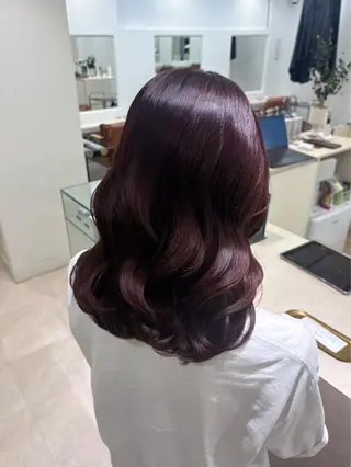 セミロング カラー 🎀りこ/ 透明感カラー🫧🎀のヘアスタイル