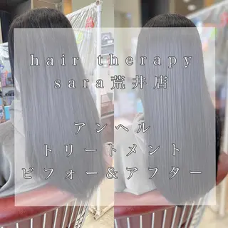 ショート カラー パーマ メンズ キッズ マツエク・マツパ sara 荒井店のヘアスタイル