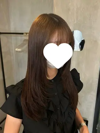 セミロング hairsalon ulu所属・仙台/抜け感カラー /工藤のヘアスタイル