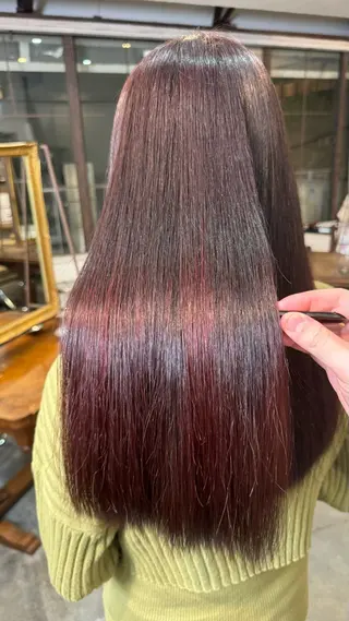 ロング カラー 🔆髪質改善 透明感 カラー🔆佐々木貴仁のヘアスタイル