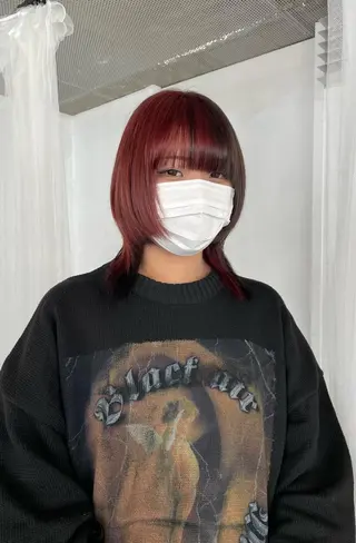 ミディアム カラー chiharu ボブ/レイヤーのヘアスタイル