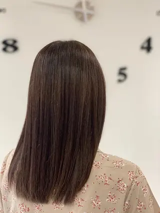 ロング カラー 松吉 純平のヘアスタイル