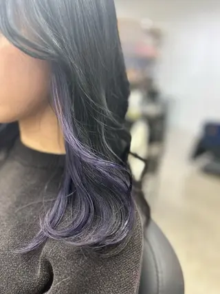 セミロング カラー N/デザインカラー 🌿ナギのヘアスタイル