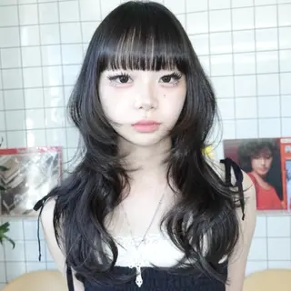 ロング 似合わせカット レイヤーカットのヘアスタイル