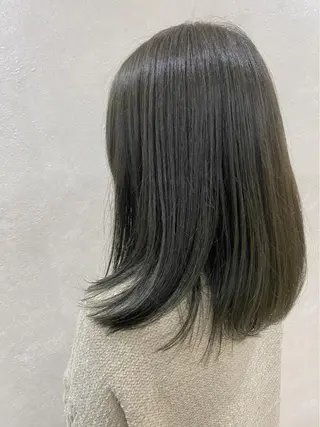 セミロング 🌿縮毛矯正/ 髪質改善🌿コバヤシのヘアスタイル