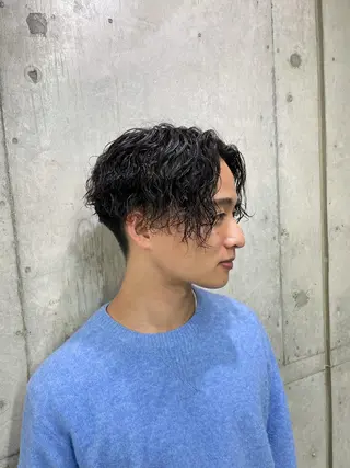 パーマ メンズ Kvell&Co.所属・ハイトーン カラーのヘアスタイル