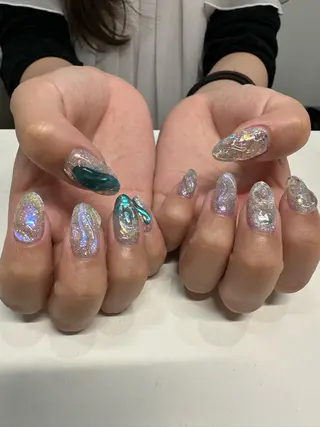 ネイル 個性派ネイル 🌼 ハルカ ♡のマツエク・マツパデザイン