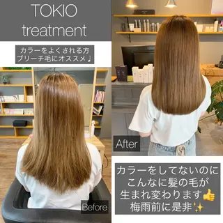セミロング toki所属・SHU NTAのヘアスタイル
