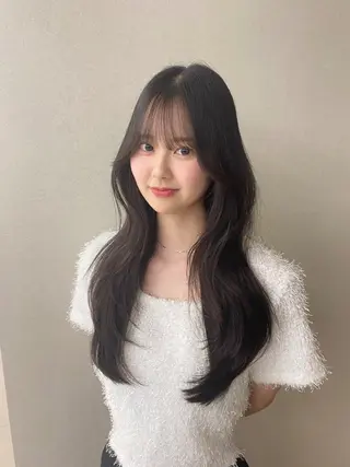 カラー さつき/モテガーリー /透明感カラーのヘアスタイル