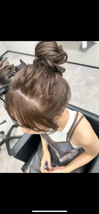 ロング ナカジマ ナナのヘアスタイル