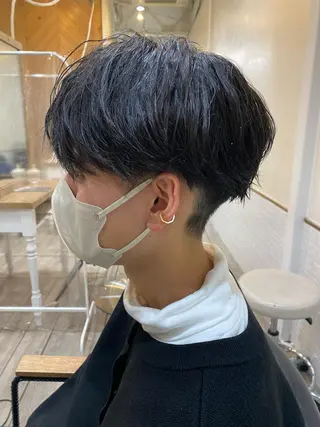 メンズ kanon♡ 暖色カラー‎🤍のヘアスタイル