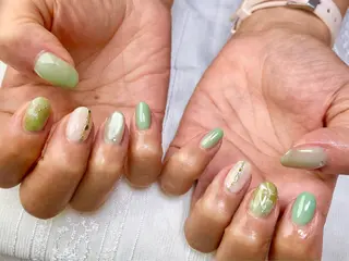 ネイル nail  salon pista所属・K. Michiのネイルデザイン
