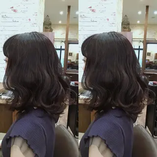 ミディアム カラー メンズツイスパ ショートフクヤマシンのヘアスタイル