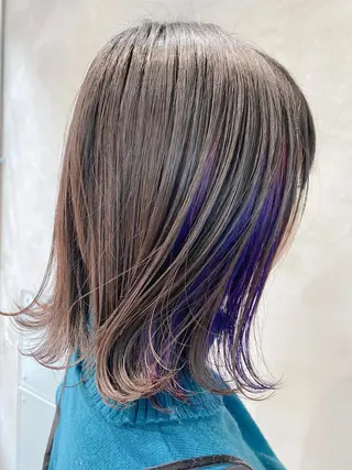 ミディアム カラー hao所属・西山 頌太のヘアスタイル