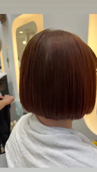 ショート カラー パーマ 堀井 凌平のヘアスタイル