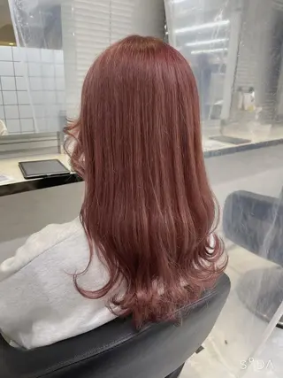 カラー 暖色ガーリーヘア🎀 MEARI🩰のヘアスタイル