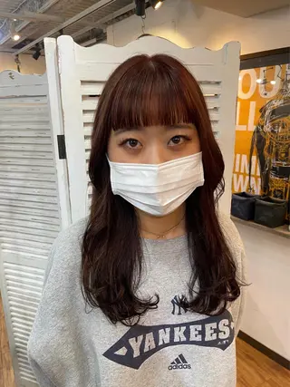 ロング カラー ヘアアレンジ 180° OneEightyDegrees 中目黒所属・Himari 【ハイトーンカラー】のヘアスタイル