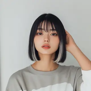 ミディアム HANABUSA days所属・HANABUSA ヤスキ/カラーリストのヘアスタイル