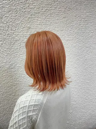 ミディアム カラー 暖色レイヤー 🥀REIRIのヘアスタイル