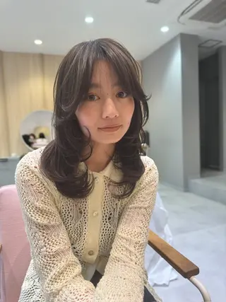 セミロング カラー ✂️似合わせの魔術師 石田一樹✂️のヘアスタイル