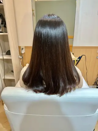 セミロング おおつか せいやのヘアスタイル