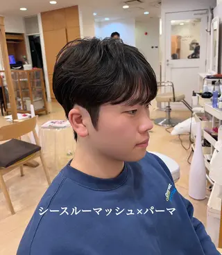 パーマ メンズ 💠つたふうか/ 韓国/メンズヘア💠のヘアスタイル