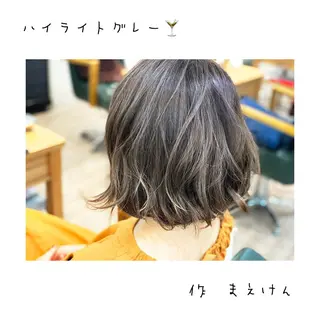 ショート カラー 前田 健太のヘアスタイル