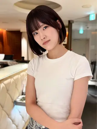 ショート モデル募集/山田蓮/ レイヤーボブのヘアスタイル