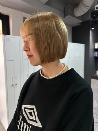 ショート カラー ボブ・レイヤー支持 No.1/Ryokiのヘアスタイル