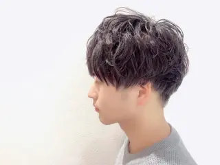 ショート パーマ メンズ sweetroom所属・12月特別価格✨/ 平塚/佐藤郁也のヘアスタイル