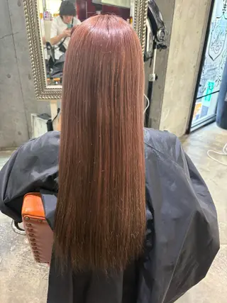 ロング 暖色/透明感カラー tsugu💞のヘアスタイル