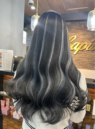 ロング 横浜Lapisあゆみ 艶髪/シールエクステのヘアスタイル