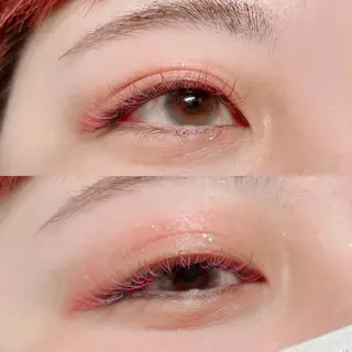 カラー マツエク・マツパ アイブロウ パーフェクトウィンク ちぢいわみのりのマツエク・マツパデザイン