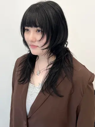 セミロング カラー HARU//原宿🤍 リピート率NO.1のヘアスタイル
