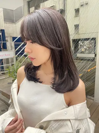 ミディアム MINX青山店所属・結莉/ボブ/ 縮毛矯正のヘアスタイル