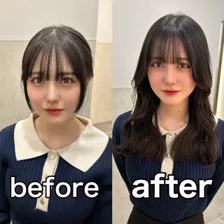 ロング SALOWIN原宿AROA店所属・顔まわり神カット✂︎ 齋藤雄大【表参道】のヘアスタイル