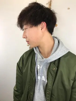 パーマ メンズ メンズサロン　アソビ元町店所属・メンズサロン アソビ元町のヘアスタイル