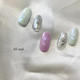 ミディアム pllia beautyのネイルデザイン