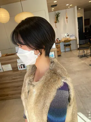 ショート カラー パーマ指名No1 /namiのヘアスタイル