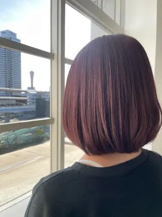 ショート カラー 大前 斗夢/髪質改善 /艶感カラー/パーマのヘアスタイル