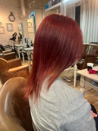 セミロング カラー ハイーンカラー/外国 人風カラー/ミノリのヘアスタイル