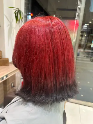 ミディアム カラー 勝見 美春のヘアスタイル