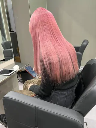 ロング カラー Via officialのヘアスタイル