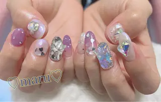 ネイル まるみ♡8/25- 31お休み🙇‍♀️のネイルデザイン